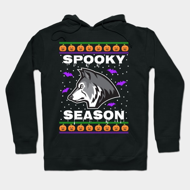 Spooky Season Wolf Hoodie by SpookyWolves